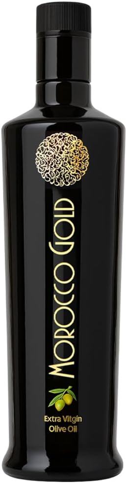 Morocco Gold Early Harvest Extra Virgin Olive Oil – Cold Pressed – Polyphenol Rich 652mg/kg EVOO Fresh Harvest Pure and Natural (500ml (Pack of 1))