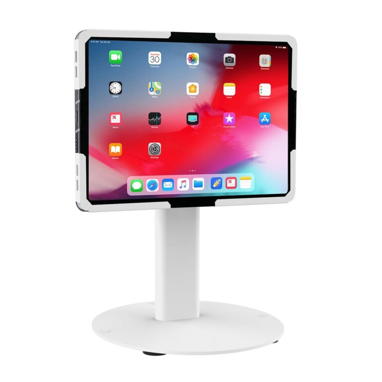 Mount-It! Universal Tablet Stand with Tilt, Anti-Theft Retail iPad POS Kiosk Stand, Fits Tablets from 9.7" to 13" Screen Size, 90° Rotation for Portrait and Horizontal Viewing,...