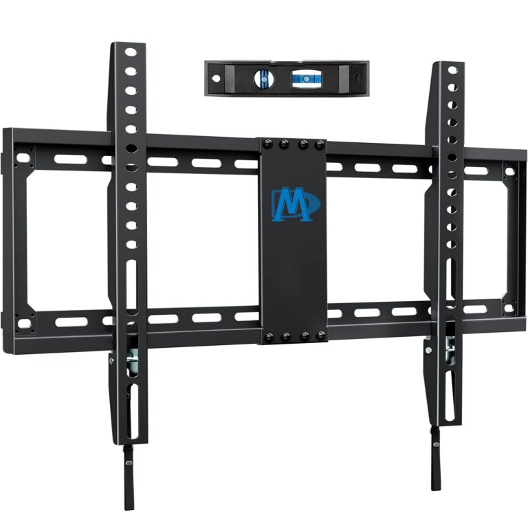 Mounting Dream Fixed TV Mount Low Profile for Most of 42-84 Inches TV Low Profile TV Wall Mount fits 16" 18" 24" Wood Studs up to VESA 600 x 400mm and 132 LBS, Ultra Slim and...