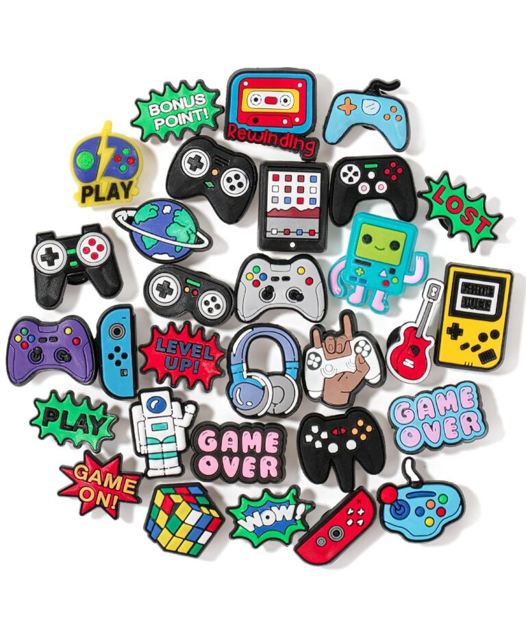 Mr. Pen- Different Charms, 30, 50, 60 Pack, PVC Random Different Charms, Decoration Charms for Decoration