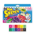 Mr. Sketch Scented Markers, 12 Pack, Assorted Colours (1905069)