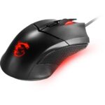 MSI Clutch GM08 4200 DPI, Accurate Optical Sensor, Durable Build Quality, Adjustable Weight System, Dragon Scale Design Side Grips, On The Fly DPI Changing, Optical Wired Gaming...
