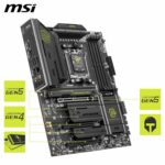 MSI MAG B850 Tomahawk MAX WiFi Gaming Motherboard (AMD Ryzen 9000/8000/7000 Series Processors, AM5, DDR5, PCIe 4.0, M.2, SATA 6Gb/s, USB 3.2 Gen 2, HDMI/DP, Wi-Fi 6E, Bluetooth...