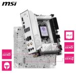MSI MPG B860I Edge TI WiFi Motherboard, IATX - Supports Intel Core Ultra Processors (Series 2), LGA 1851 - DDR5 Memory Boost (8600 MT/s MAX), PCIe 5.0 x16, M.2 Gen5, 2.5G LAN,...