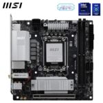 MSI PRO H810I WiFi Motherboard, ITX - Supports Intel Core Ultra Processors (Series 2), LGA 1851 - DDR5 Memory Boost (6400 MT/s MAX), PCIe 5.0 x16, M.2 Gen4, 2.5G LAN