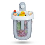 Munchkin Hanging Bath Toy Storage with Quick Drying Mesh, Grey