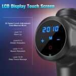 Muscle Massage Gun Deep Tissue Percussion Massager - Portable Handheld Sport Massagers for Athletes, Super Quiet & Powerful Brushless Motor Cordless, 20 Speed Level,Wattne W2...