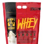 MUTANT WHEY | 100% Whey Protein Powder, 22g of Protein, Fast Absorbing, Easy Digesting, whey concentrate, isolate, and hydrolysate - Vanilla- 4.54KG