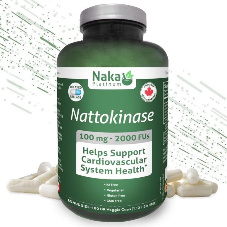 Nattokinase 180, Naka Platinum Nattokinase Delayed Release Veggie 180 Capsules