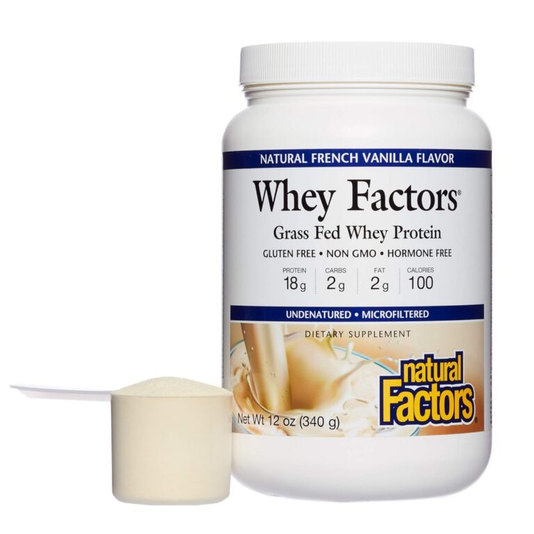 Natural Factors Whey Factors Natural French Vanilla Flavor