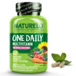NATURELO One Daily Multivitamin for Women - Energy Support - Whole Food Supplement to Nourish Hair, Skin, Nails - Non-GMO - No Soy - Gluten Free - 60 Capsules - 2 Month Supply