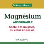 Nature's Bounty Absorbable Magnesium 400mg, Multi-coloured, 125 Softgels