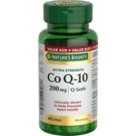 NATURE'S BOUNTY Co Q-10, 200 mg, Extra Strength, Clinically Shown To Help Promote Heart Health, Provides Antioxidants, Helps Maintain Healthy Heart Function, Softgels, 48.9 g