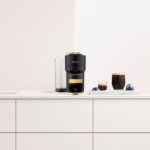 Nespresso Vertuo Pop+ Deluxe Coffee and Espresso Machine by Breville - Matte Black and Gold