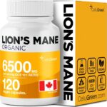 NEW! Cellugreen Organic Lions Mane Capsules, 6500mg (Highest Strength) Supports Cognitive & Immune Health, Lion's Mane Mushroom Energy Supplement, Natural Nootropics, Vegan,...