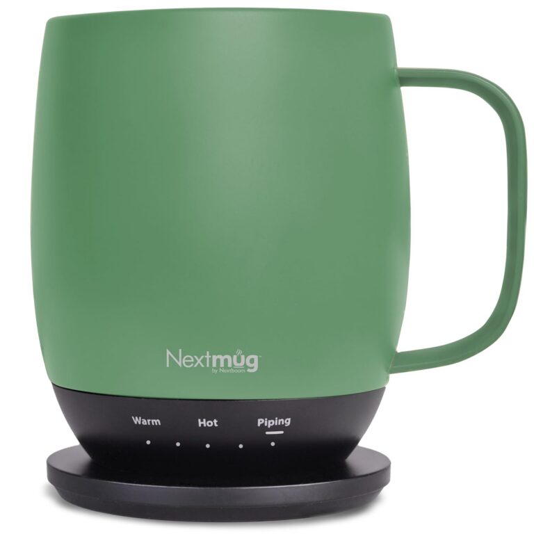 Nextmug - Temperature-Controlled, Self-Heating Coffee Mug (Sage - 415 mL)