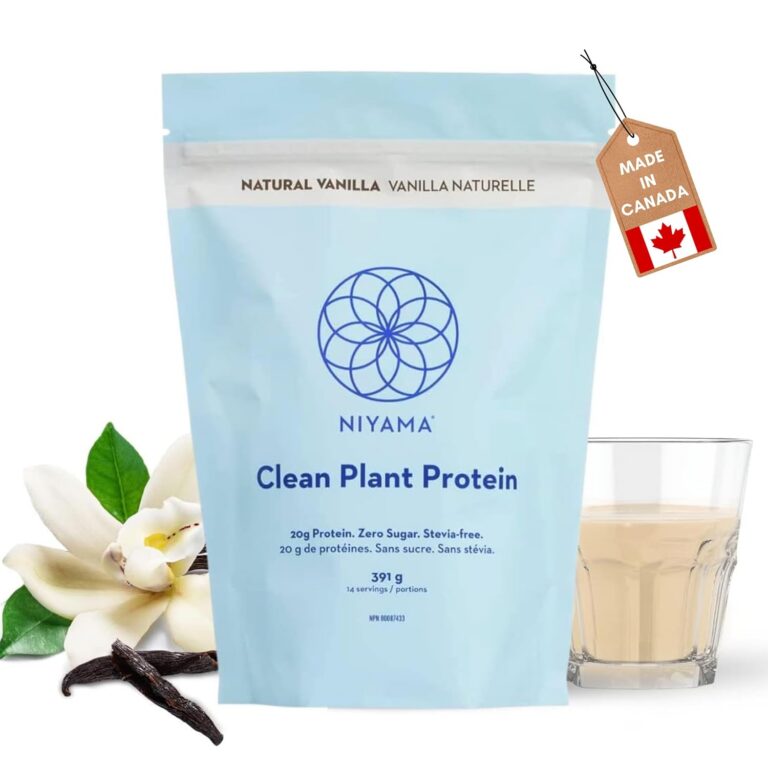 NIYAMA Clean Plant Protein Powder | Delicious and Smooth | Vegan Protein Powder Made from Organic Peas | Paleo, Keto, Vegan, Soy, and Gluten-free | No Stevia, Zero Sugar |...