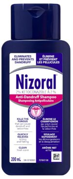 Nizoral Anti-Dandruff Shampoo with 2% Ketoconazole, Fresh Scent, 200ml