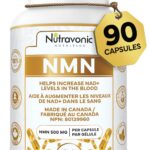 NMN Ultra High Purity 500 mg per Capsule, 3 Month Supply - NAD+ Booster Industry Highest, 99% NMN Nicotinamide Mononucleotide Supplement. Made in Canada. Boosts Cellular Energy...