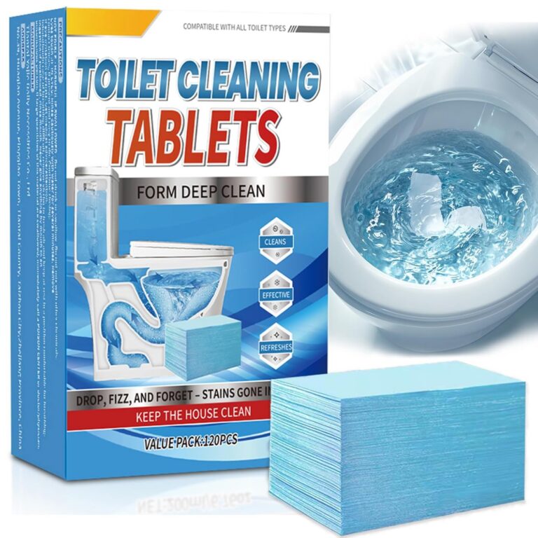 Non-toxic Plastic-free Toilet Cleaning Sheets - 120 Count, Daily Light Cleans for Pet & Kid-Friendly Homes, Septic Safe, Eco-Friendly Toilet Refresher
