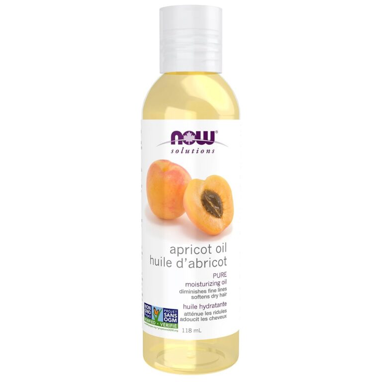 NOW Solutions, Apricot Kernel Oil, Hair Moisturizer, Rejuvenating Skin Oil, Softens Fine Lines, 118ml