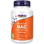 NOW Supplements, Extra Strength NAC (N-Acetyl-Cysteine) 1,000 mg, Provides Antioxidants, Promotes Formation of Gluthione, 120 Tablets