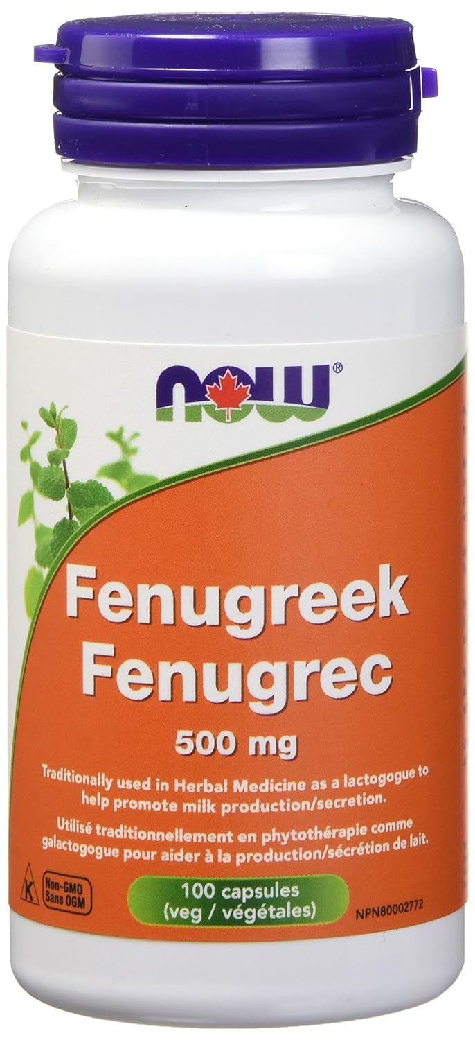 NOW Supplements, Fenugreek (Trigonella foenum-graecum) 500 mg, Herbal Supplement, 100 Veg Capsules