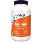 NOW Supplements, Taurine 1,000 mg, Double Strength, Nervous System Health, 100 Veg Capsules