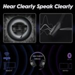 NUBWO G06 Wireless Gaming Headset with Microphone for PS5, PS4, PC, Mobile, Switch: 2.4GHz Wireless + Bluetooth - 100 Hr Battery - 50mm Drivers - Purple