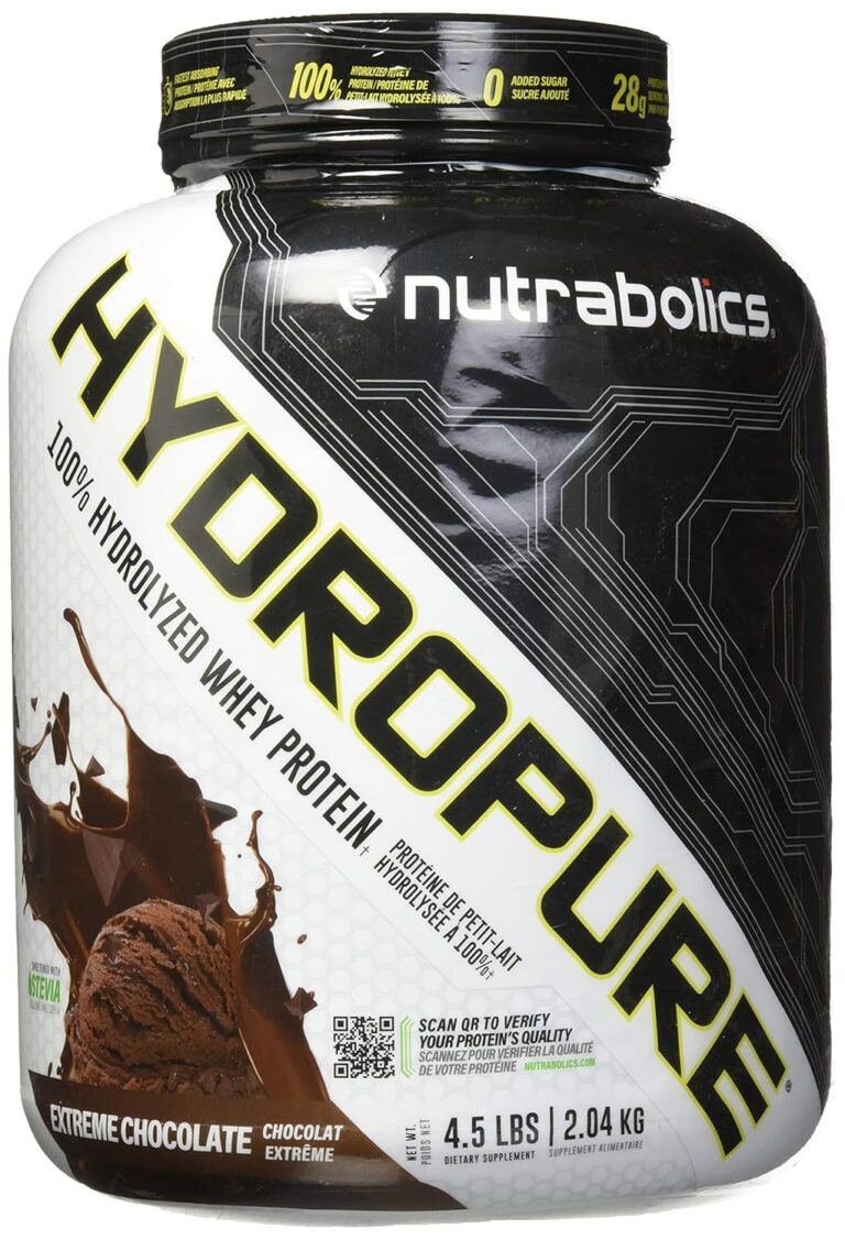 Nutrabolics Hydropure, 100% Hydrolyzed Whey Protein, Extreme Chocolate 4.5 Pound
