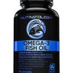 Nutratology Omega 3 Fish Oil Supplement Triple Strength with Fatty Acids - 1200MG Fish Oil, 720 MG Omega 3 Supplements, 432MG EPA & 288MG DHA Per Softgel. Burp-less Lemon...
