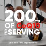 Nutrawave CoQ10 Ubiquinone Supplement – Powerful 200mg High Potency Capsules, Coenzyme q10 Improves Heart Health, Increases Energy and Exercise Performance, Reduced Migraines...