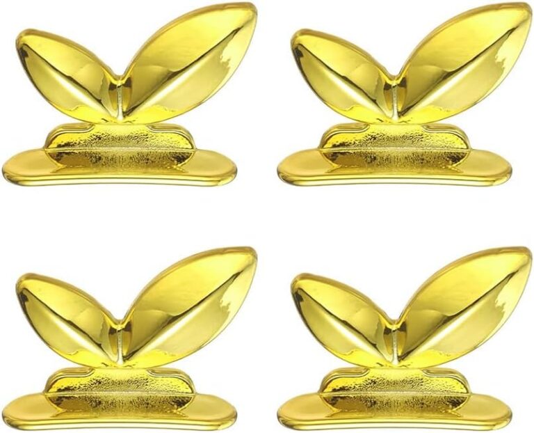 NYGHMY 4 Pcs Toilet Seat Lifter, Touch-Free Toilet Lid Opener, Fashionable Gold Bathroom Accessories, Toilet Handle Lifter, Easy Lift Cover Tool