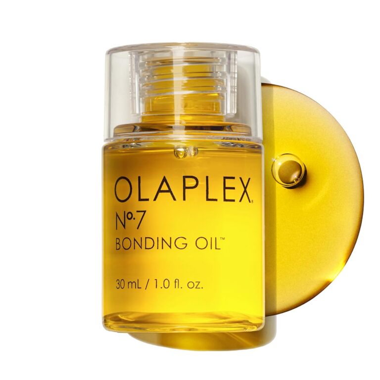 Olaplex No. 7 Bonding Oil, Concentrated High Shine Oil, Heat Protectant, Visibly Smooths & Softens Hair, Added Color Vibrancy, Up to 72 Hour Frizz Control, For All Hair Types, 30ml