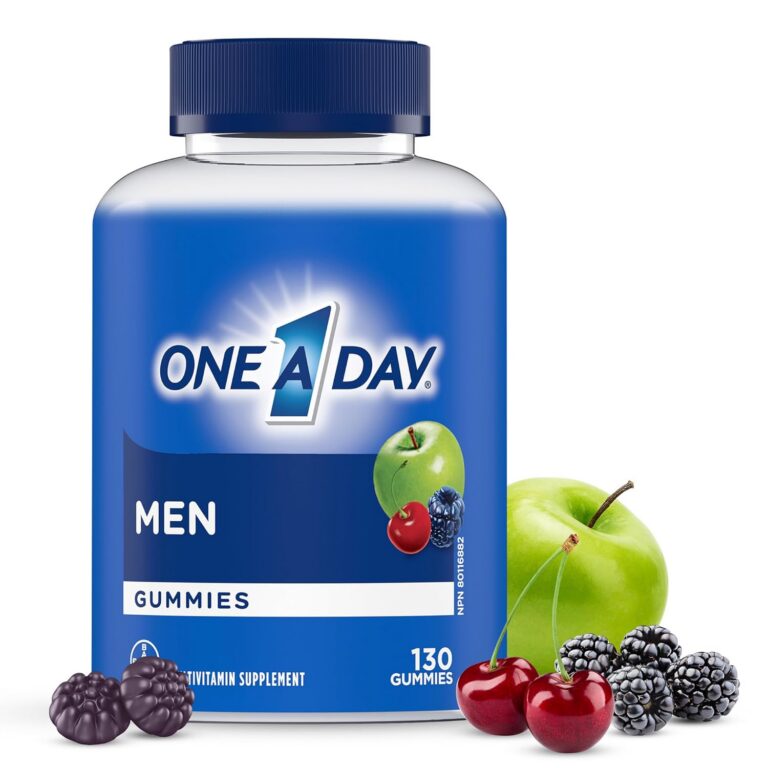 One A Day Men's Multivitamin Gummies - Daily Gummy Vitamins For Men With Vitamin A, C, D, Zinc For Immune And Bone Health, Biotin For Energy Metabolism, Vitamin E, Selenium...