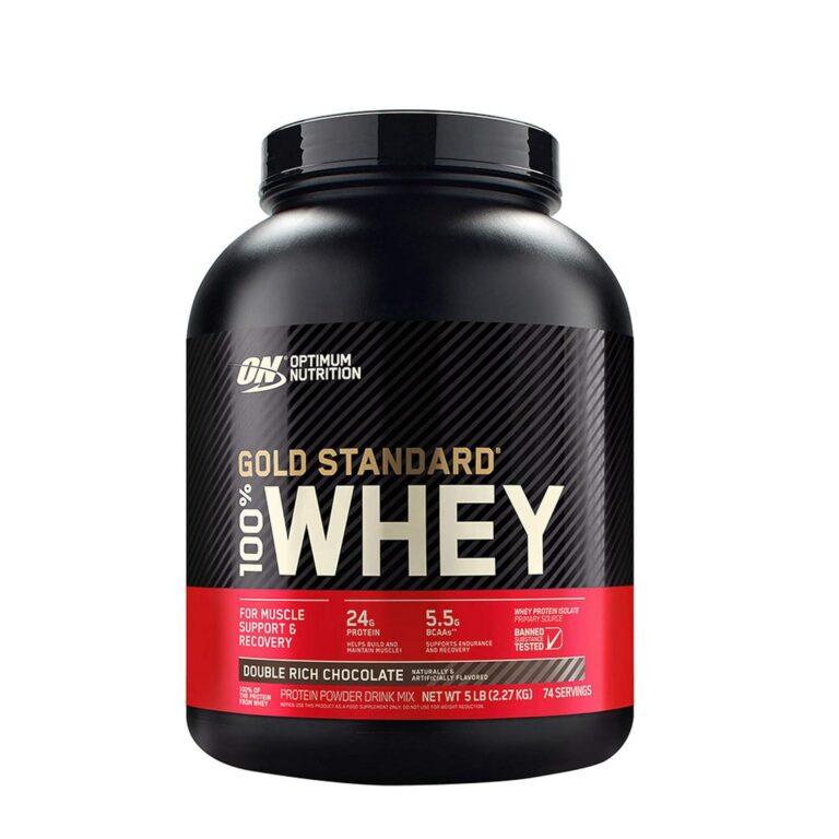 OPTIMUM NUTRITION Gold Standard 100% Whey Double Rich chocolate 5lbs 5 pound