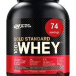 Optimum Nutrition Gold Standard 100% Whey Protein Powder, 2.270g - Double Rich Chocolate - 74 servings (packaging may vary)