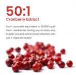 Organic Cranberry Supplement, Ultra Strength 30,000 mg, 180 Cranberry Pills for Women & Men, UTI Protection, Urinary Tract Health, Bladder & Kidney Support - High Potency 50:1...