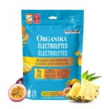 Organika Canadian-Made Electrolytes Powder- Wild Raspberry- Sugar-Free Hydration and Electrolyte Replenishment with Prebiotics and Vitamin C- 210g - 60 servings