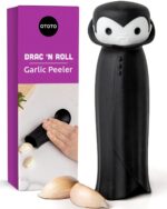 OTOTO Gracula Garlic Press, Garlic Mincer, Garlic Peeler Crusher, Halloween Kitchen - Also for Ginger, Nuts, Chili, Herbs - Spooky Goth Gifts, Vampire Mincer Easy Squeeze Manual...