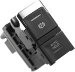 Parking Brake Button Compatible with VW for Tiguan 2017 2018 2019 2020 2021 2022 5NG927225 12 Pins Hand Brake Switch Eletronic Parking Brake Switch