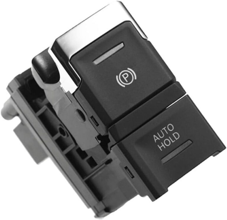 Parking Brake Button Compatible with VW for Tiguan 2017 2018 2019 2020 2021 2022 5NG927225 12 Pins Hand Brake Switch Eletronic Parking Brake Switch