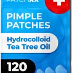 PatchRx Pimple Patches for Face (120 Patches), Hydrocolloid Pimple Patches - Pimple Patch Zit Patch and Pimple Stickers - Hydrocolloid Pimple Dots for Pimples - Zit Patches