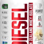 PERFECT SPORTS Diesel New Zealand Whey Protein Isolate, Stevia Sweetened, French Vanilla, 908gram