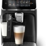 PHILIPS 3300 Series Fully Automatic Espresso Machine with LatteGo Milk System and integrated grinder, 6 Hot & Iced Coffee Pre-Sets, 40% Quieter SilentBrew, 15-Bar Pressure,...