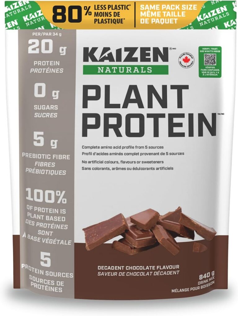 Plant Protein | Chocolate | 20g Protein |Clean | See the Test Results | 5 Proteins | No Artificial Ingredients | Dairy Free | Soy Free | Gluten Free | Non GMO | Vegan | 840g