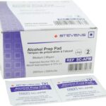 Podocure Alcohol Prep Pad | Sterile Wipes | Medium Size | 2-Ply Cotton 70% Isopropyl Individually Wrapped (200 Pads)