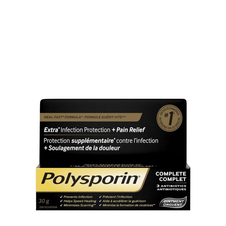 POLYSPORIN® COMPLETE Antibiotic Ointment Extra Infection Protection Pain Relief, 30 g