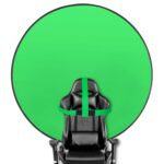Portable Green Screen Chair, 57 in Greenscreen Backdrop with Stand Double Sided Foldable Green Background, Chroma Key, for Photography Streaming Gaming Photo Zoom Video Chats...