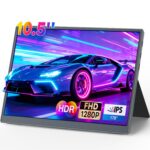 Portable Monitor,120hz Portable Gaming Monitor FHD 1080P 18.5 inch Laptop Screen Extender Portable Monitor for Monitor Extender USB C Portable Screen for Laptop Mac PC Second...